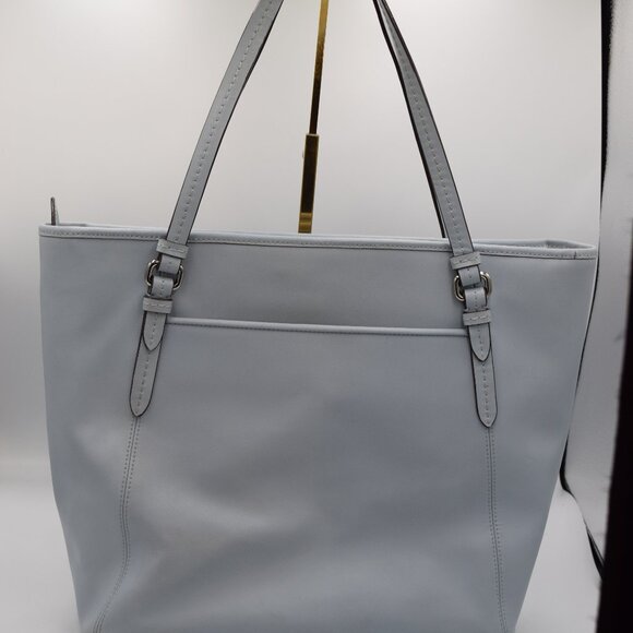 COACH Peyton Leather Zip Top Tote - Picture 2 of 16
